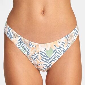 RVCA XLarge Bottoms Bikini Bazaar Cheeky Bikini Bottoms low rise in multi NWT